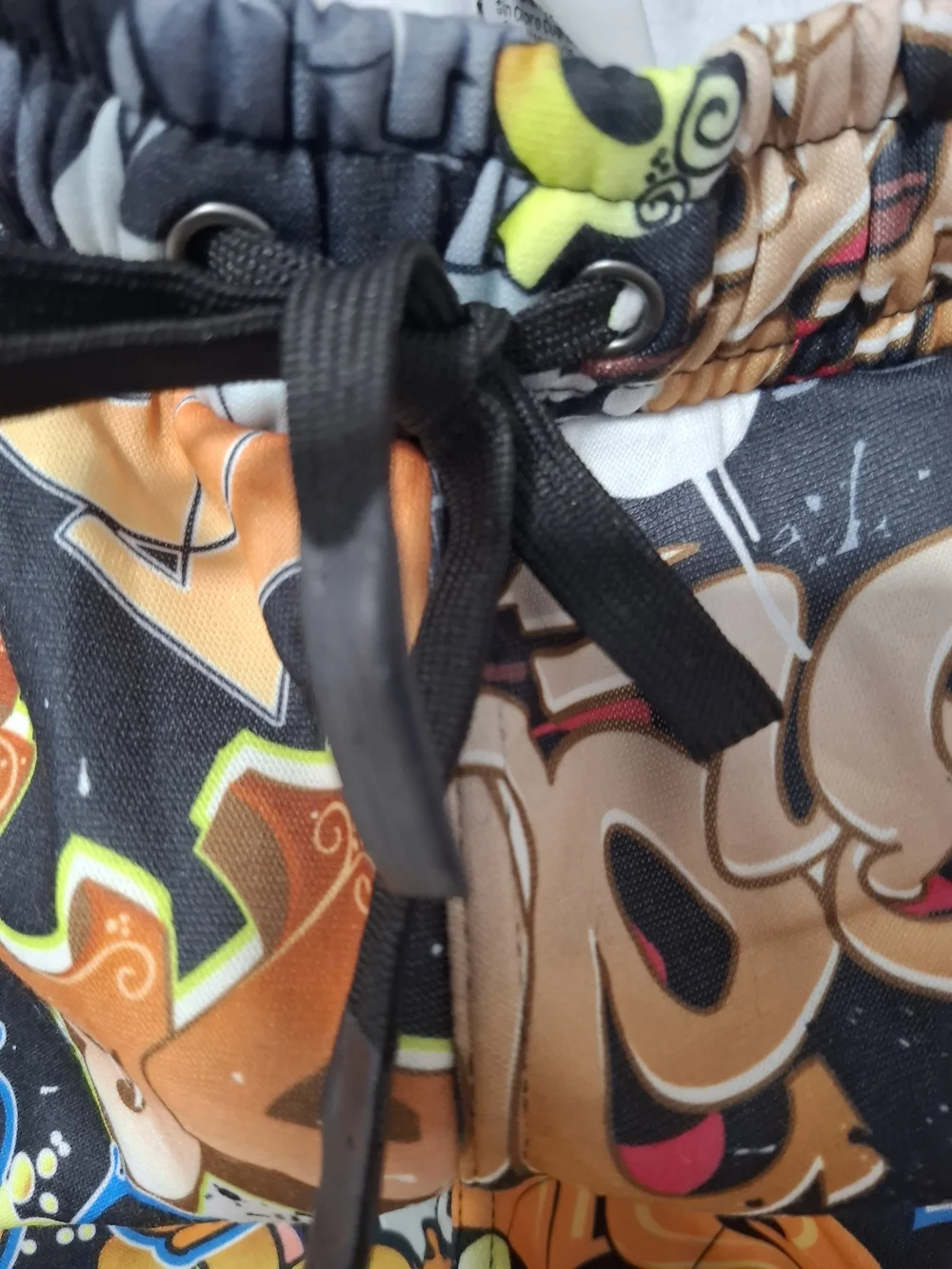 Multicolor Graffiti Print Jogger Sweatpants - Bold Streetwear
